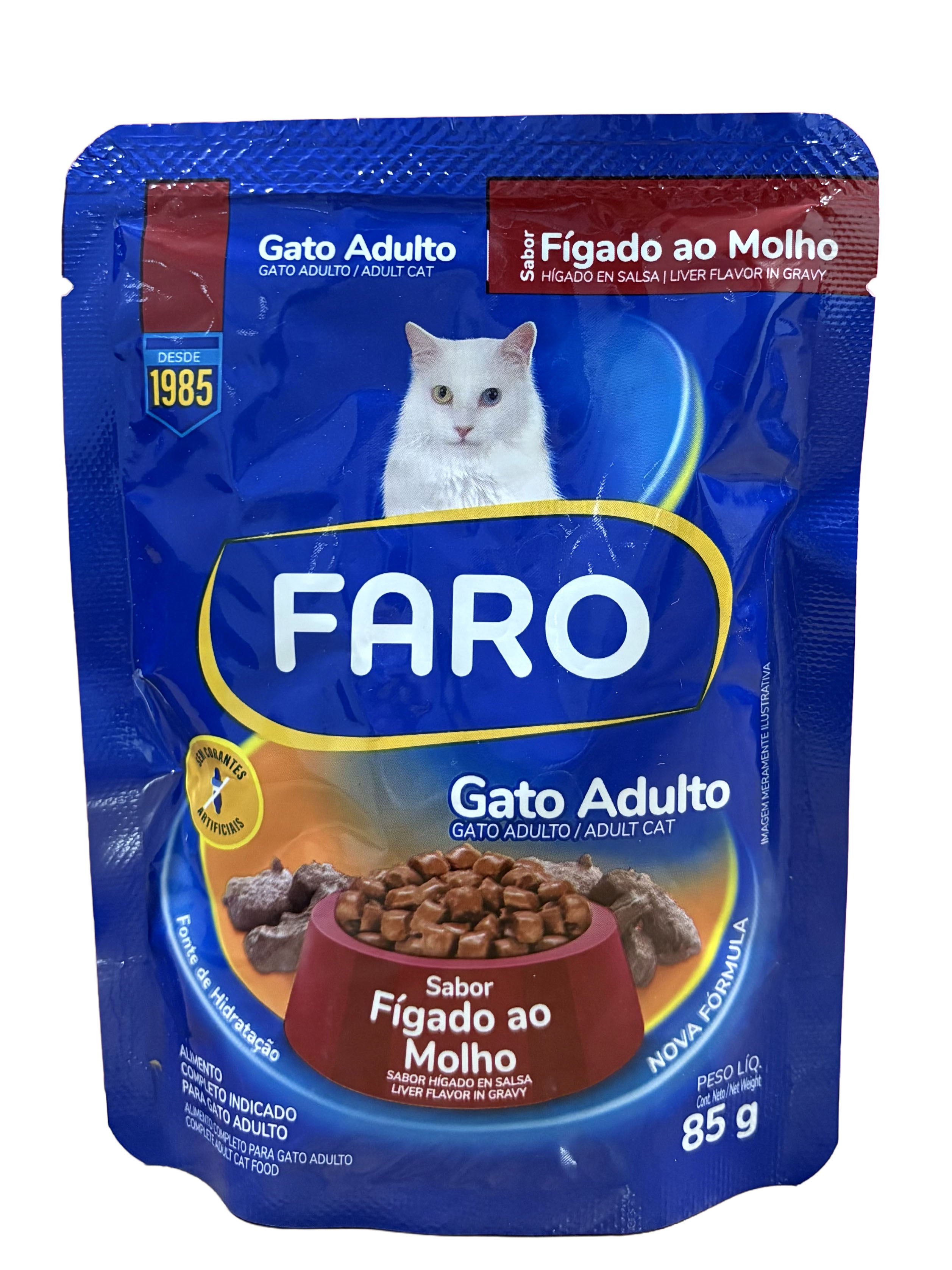 Sachê de Hígado en Salsa para Gatos Adultos Faro