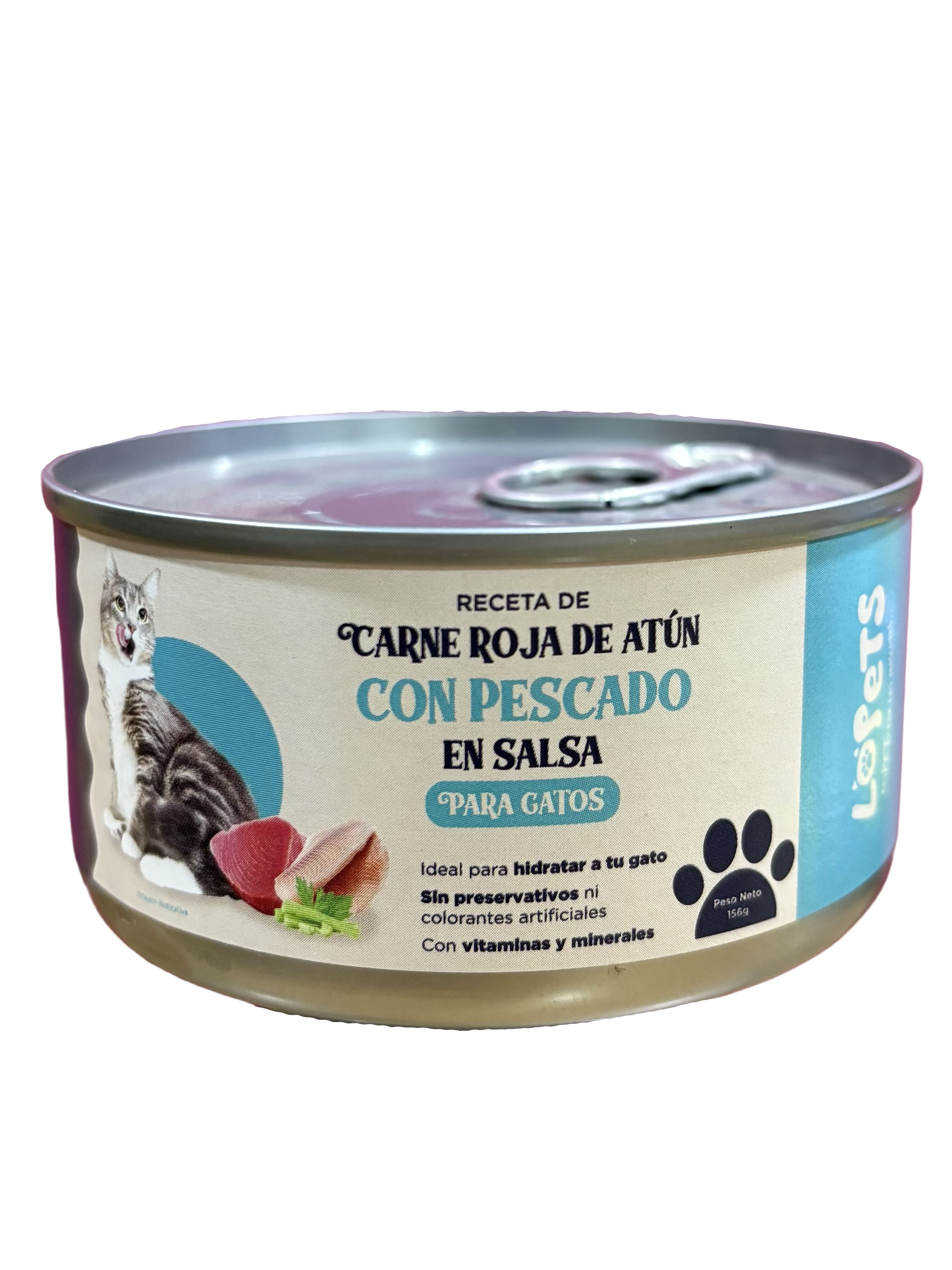 Atún con Pescado en Salsa para Gatos LoPets