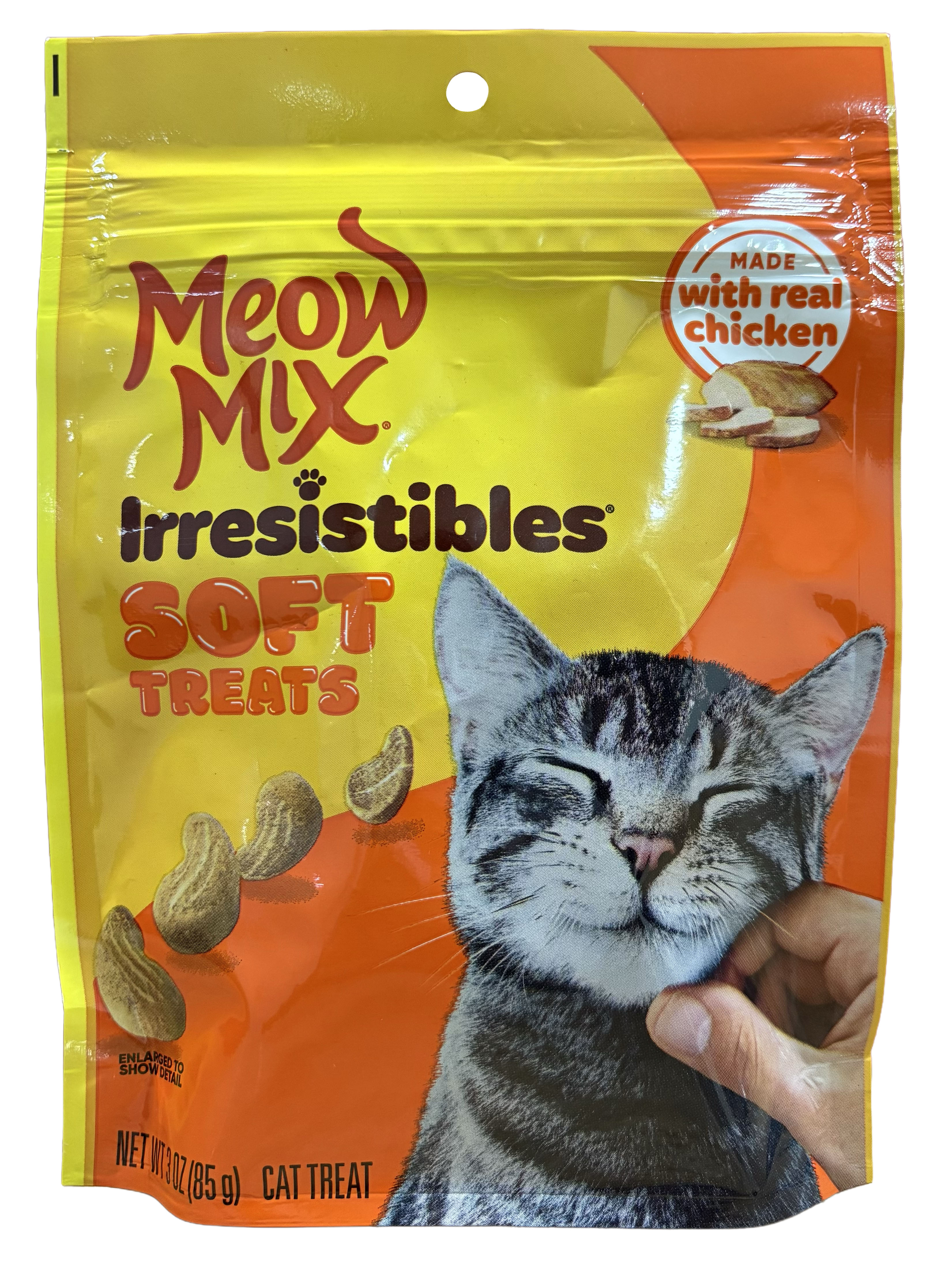 Premios Blandos de Pollo para Gatos Meow Mix