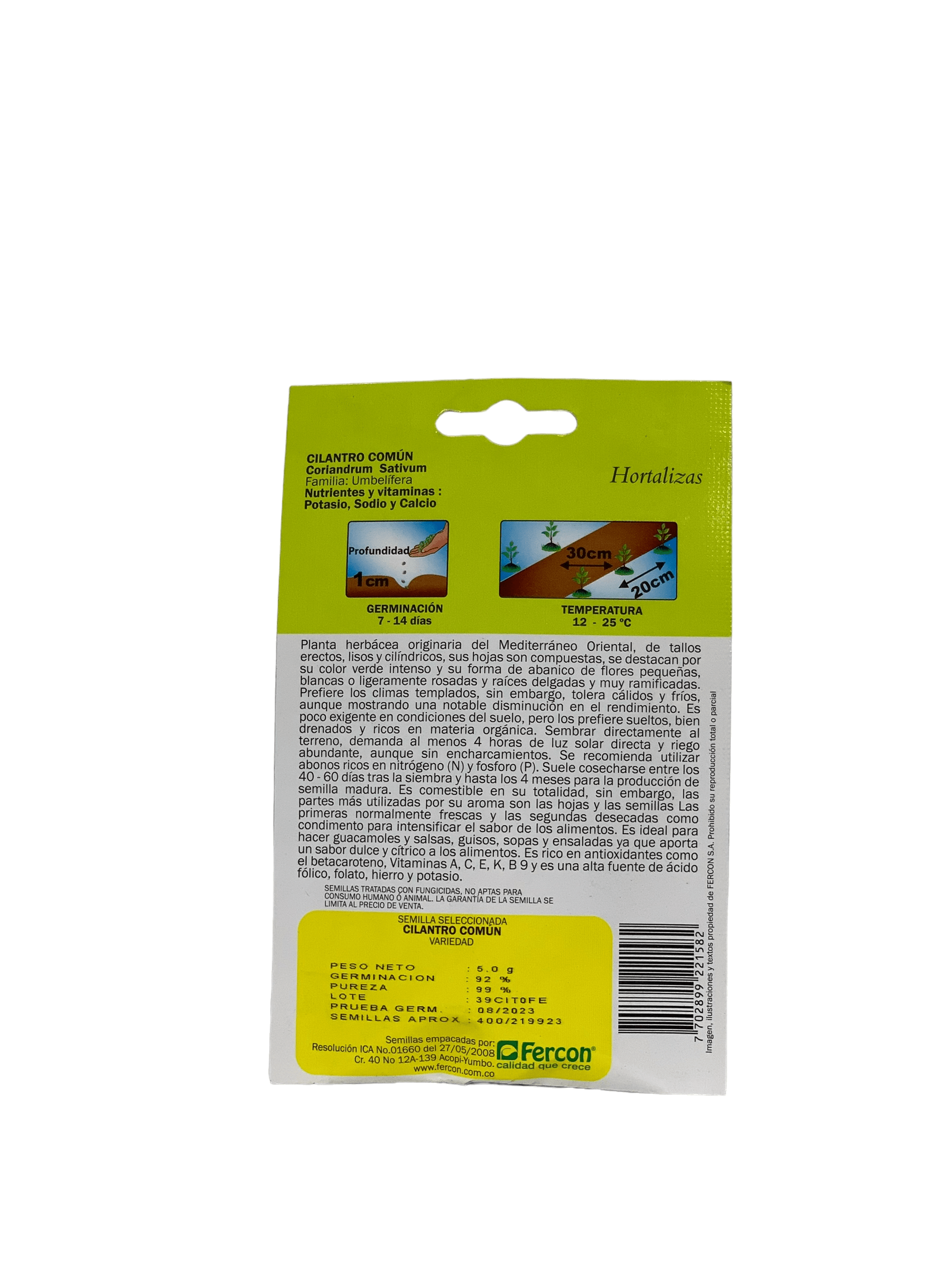 Semillas Orgánicas Variadas