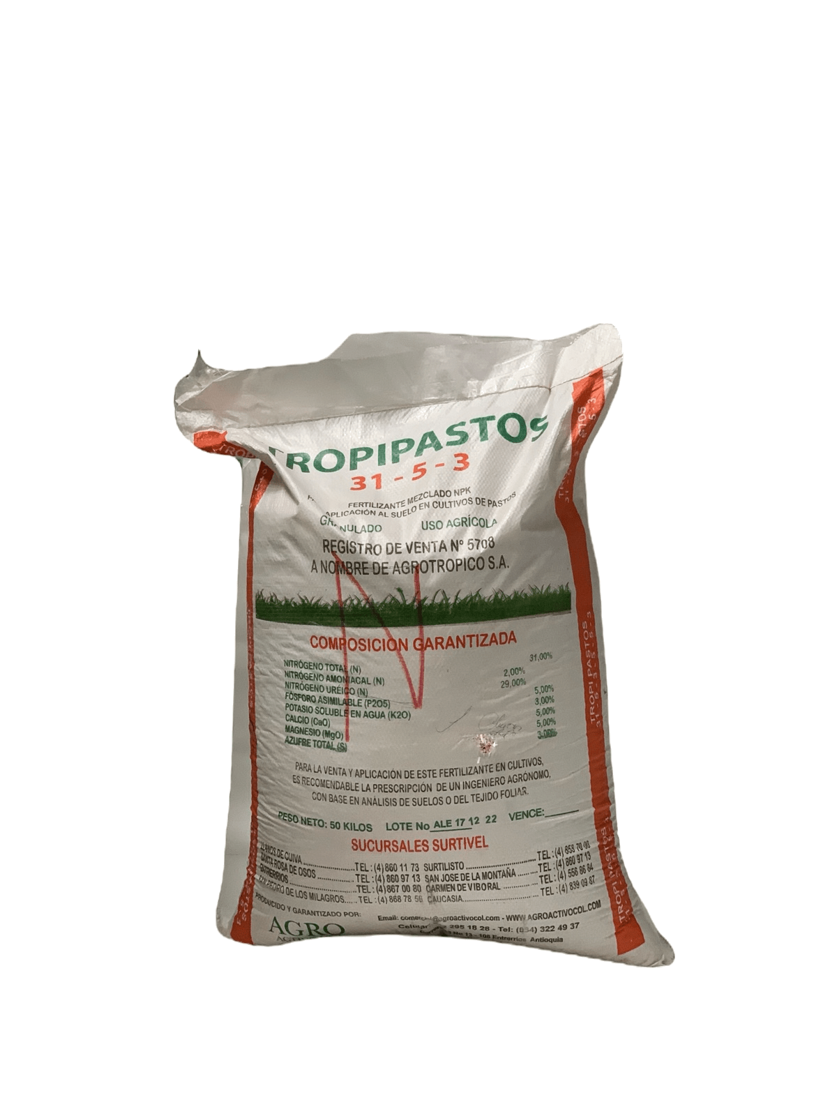 Tropipasto 31-5-3 40kg